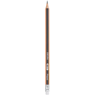 Олівець графітний Maped BLACK PEPS, HB, з ластиком (MP.851721)