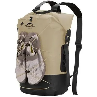 Рюкзак туристичний Naturehike водонепроникний NH21FSB04, 20л, бежевий (6927595788202)