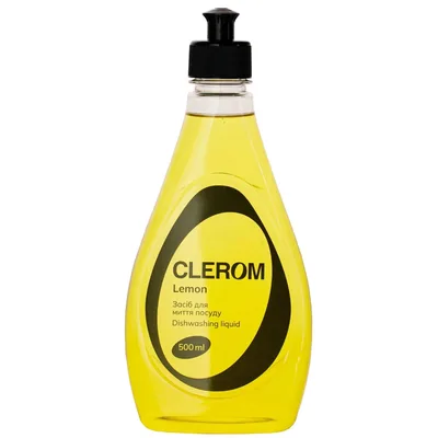 Засіб для ручного миття посуду Clerom Lemon 500 мл (4820287020012)
