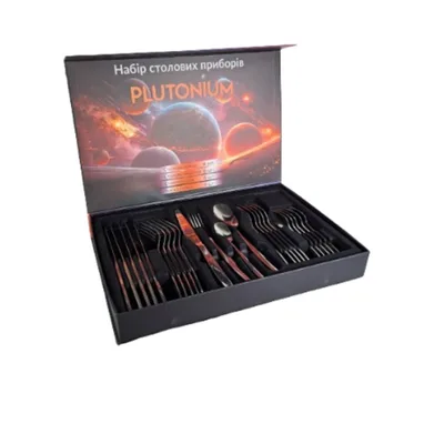 Набір столових приборів Gusto Plutonium 24 шт (GT-SFKS02-24)