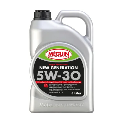 Моторна олива Meguin NEW GENERATION SAE 5W-30 5л (6513)