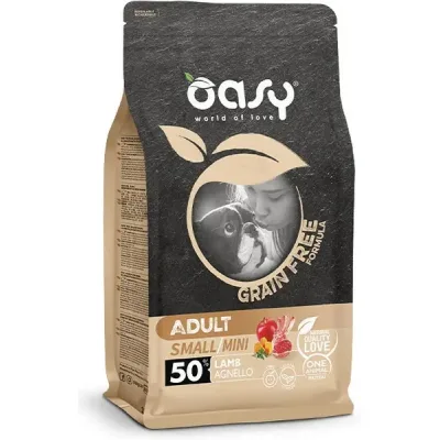 Сухий корм для собак OASY DOG Grain Free Small/Mini ягня з яблуком та гарбузом 800 г (8053017347592)