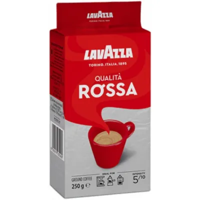 Кава Lavazza мелена 250г, пакет, "Qualita Rossa" (prpl.35805)
