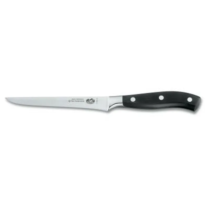 Кухонний ніж Victorinox Grand Maitre професійний обвалювальний 15 см, чорний (7.7303.15G)
