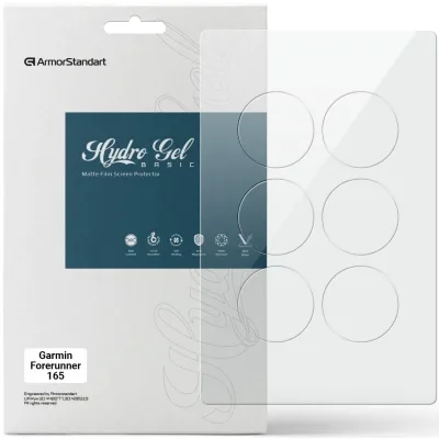 Плівка захисна Armorstandart Matte hydrogel Garmin Forerunner 165 6 pcs (ARM92012)
