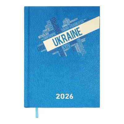 Тижневик Buromax датований 2026 POWER, A5, блакитний (BM.2157-14)