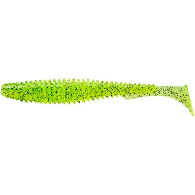 Силікон рибальський FishUP U-Shad 2" 055 - Chartreuse/Black (10шт/уп) (1862.02.86)