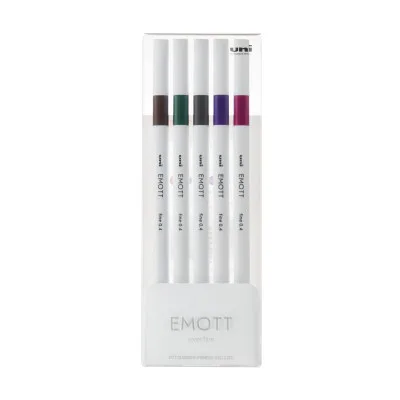 Лайнер UNI набір Emott Vintage Color 0.4 мм 5 кольорів (PEM-SY/5C.03VC)