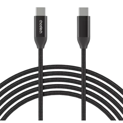 Дата кабель USB-C to USB-C 1.0m + 2.0m PD3.1 240W 2pcs Choetech (XCC-1060)