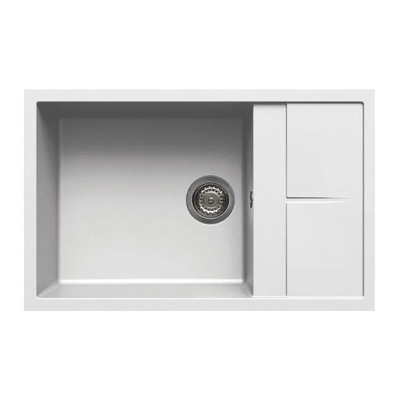 Мийка кухонна Elleci Unico 310 bianco 68
