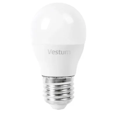 Лампочка Vestum G45 8W 4100K 220V E27 (1-VS-1209)