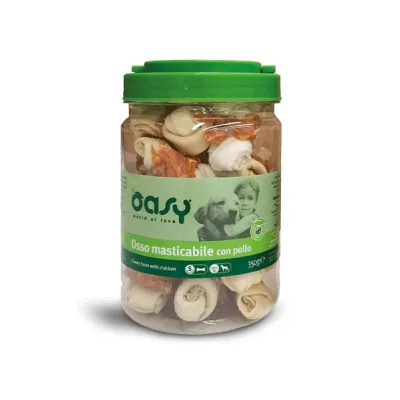 Ласощі для собак OASY Chewy Bone курка -S- 350 г (8053017343662)
