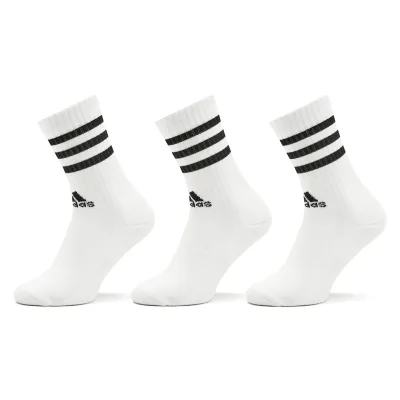Шкарпетки Adidas 3S C SPW CRW HT3458 3P білий, чорний M (40-42) (4066746344842)