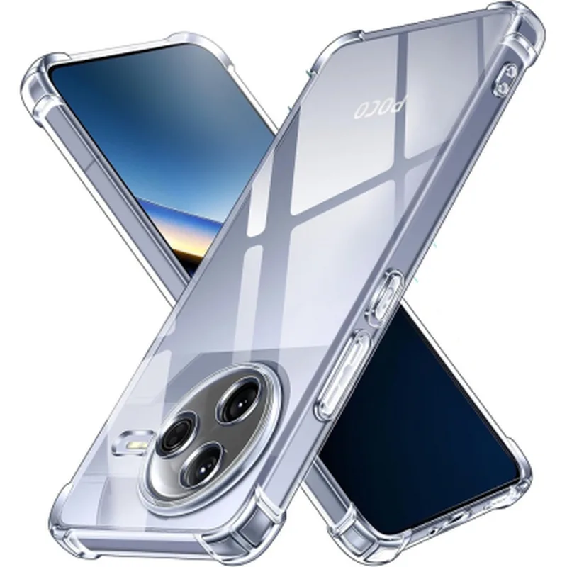 Чохол до мобільного телефона BeCover Anti-Shock Poco F7 Pro Clear (713499)