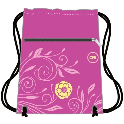 Сумка для взуття Cool For School Flowers на два відділення з розширенням (CF85728)
