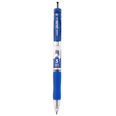Ручка гелева Baoke Elite автоматична з грипом 0,5 мм синя (PEN-BAO-PC1909-BL)