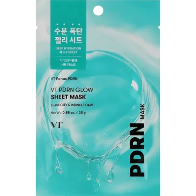 Маска для обличчя VT Cosmetics PDRN Glow Sheet Mask (8803463013240)