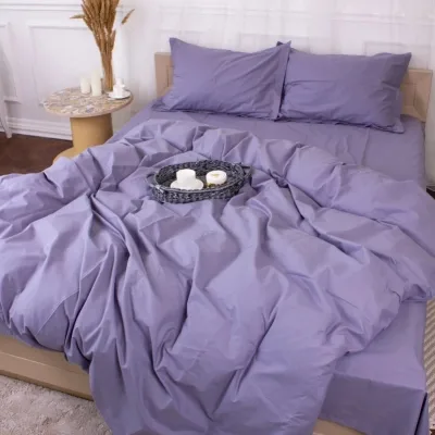Постільна білизна MirSon Poplin Line 056 Smoky 110x140 (2200006277361)