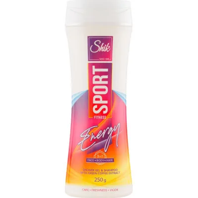 Гель для душу Shik 3 в 1 Sport Energy 250 г (4820023368989)