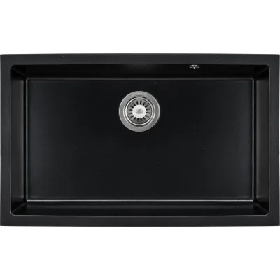 Мийка кухонна GRANADO Under top XL black shine (gr3701)