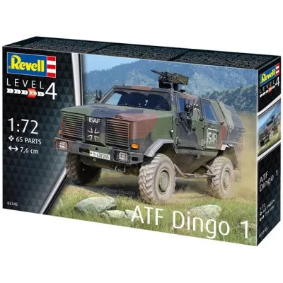Збірна модель Revell Бронеавтомобіль ATF Dingo 1 рівень 4 масштаб 1:72 (RVL-03345)