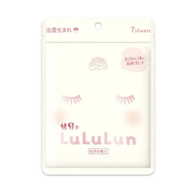 Маска для обличчя Lululun Face Mask Shimane Peony Омолоджуюча З коіксом та півонією 7 шт. (4582305069969)