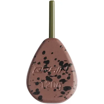 Грузило Brain In-Line Flat Lead 120g 2шт/уп Brown (1858.32.18)