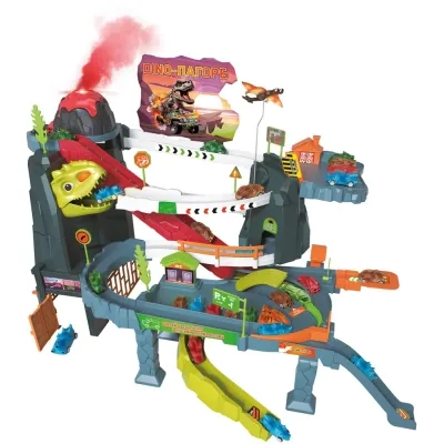 Ігровий набір ZIPP Toys Dino автотрек-вулкан електричний, 8 машинок (5505A)