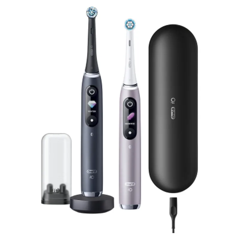 Електрична зубна щітка Oral-B Series 9 DUO iOM9d.2J2.2AD Рожева+Чорна (2) (4210201411574)