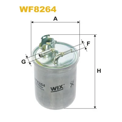 Фільтр паливний Wixfiltron WF8264