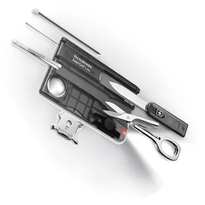 Мультитул Victorinox SwissCard Lite Transparent Black (0.7333.T3)