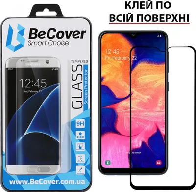 Скло захисне BeCover Samsung Galaxy A10 SM-A105 Black (703677)