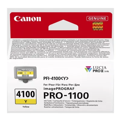 Картридж Canon PFI-4100 Yellow (6780C001)