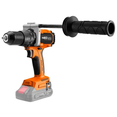 Шуруповерт Neo Tools Energy+ 18V, безщітковий, 100Нм, 0-480/0-1900об/хв 1.56кг (без АКБ та ЗП) (04-616)