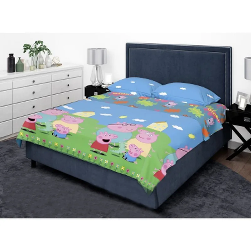 Постільна білизна MirSon Бязь 17-0507 Peppa King Size (2200003624144)