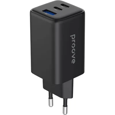 Мережевий зарядний пристрій Proove Pocket GaN 65W Black (WCPG65121201)