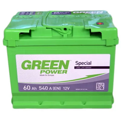 Акумулятор автомобільний GREEN POWER 60Аh (000022358)