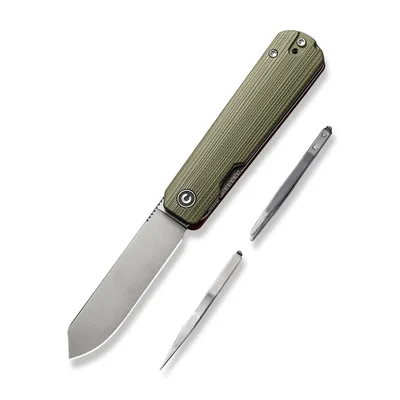 Ніж Civivi Sendy Milled, Green G10, Satin (C21004B-1)