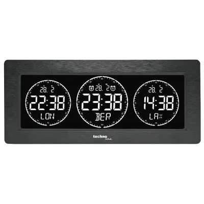 Настільний годинник Technoline WT458 Black (DAS302480)