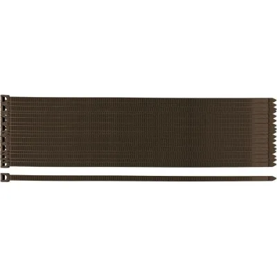 Стяжка Neo Tools 50шт, пластик, 7.6х380мм, коричнева (15-970)