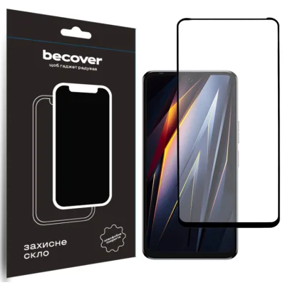 Скло захисне BeCover Tecno POVA Neo 3 (LH6n) Black (710045)