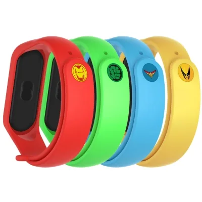Ремінець до фітнес браслета Armorstandart комплект 4шт Xiaomi Mi Band 7/6/5 Superhero Edition (ARM77059)