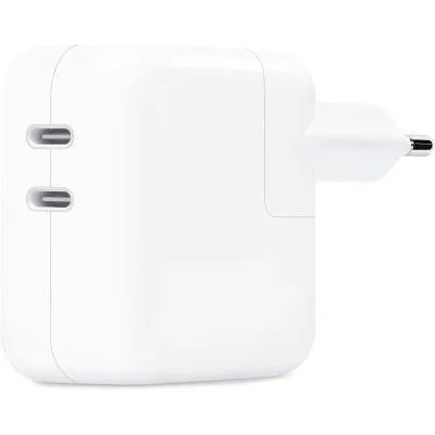 Зарядний пристрій Apple 35W Dual USB-C Power Adapter Model A2676 (MW2K3ZM/A)