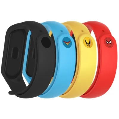 Ремінець до фітнес браслета Armorstandart комплект 4шт Xiaomi Mi Band 4/3 Superhero Edition (ARM77062)