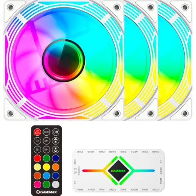 Кулер до корпусу Gamemax KF300 WH