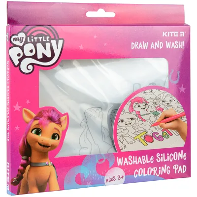 Підкладка настільна Kite силіконова розмальовка My Little Pony, 30х40см (LP22-424)