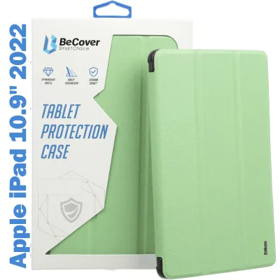 Чохол до планшета BeCover Tri Fold Soft TPU mount Apple Pencil Apple iPad 10.9" 2022/24/11" 2025 Light Green (708465)