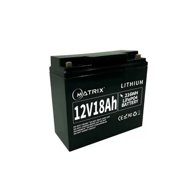 Батарея LiFePo4 Matrix 12.8V-18Ah 230.4Wh (MLR 1218)