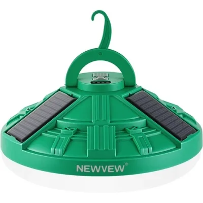 Ліхтар NEWVEW NV-E968 30W Solar Panel 4800mAh Green (NWVW-NV-E968-GN)