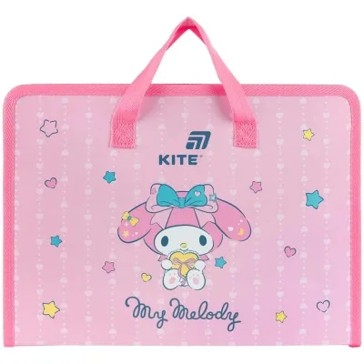 Папка - портфель Kite на блискавці A4 My Melody, 1 відділення (HK26-202)